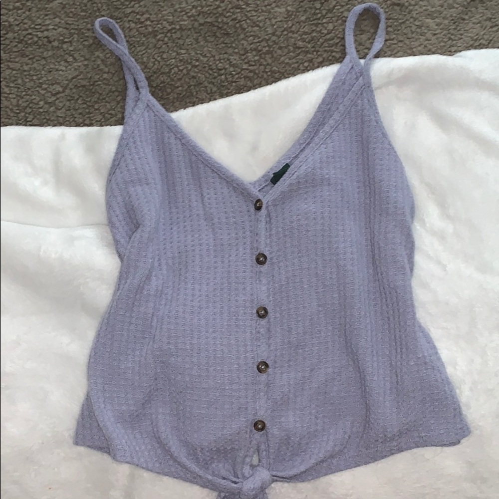 Lavender ribbed tank